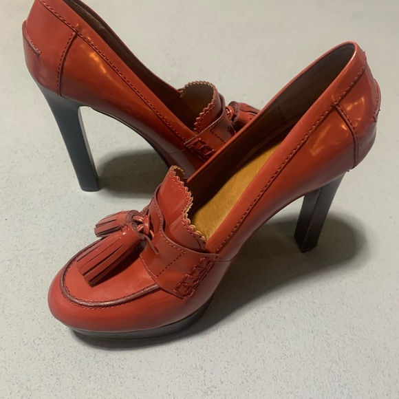 Coach Alissa Tassel Loafer Platform Heels - Picture 7 of 9
